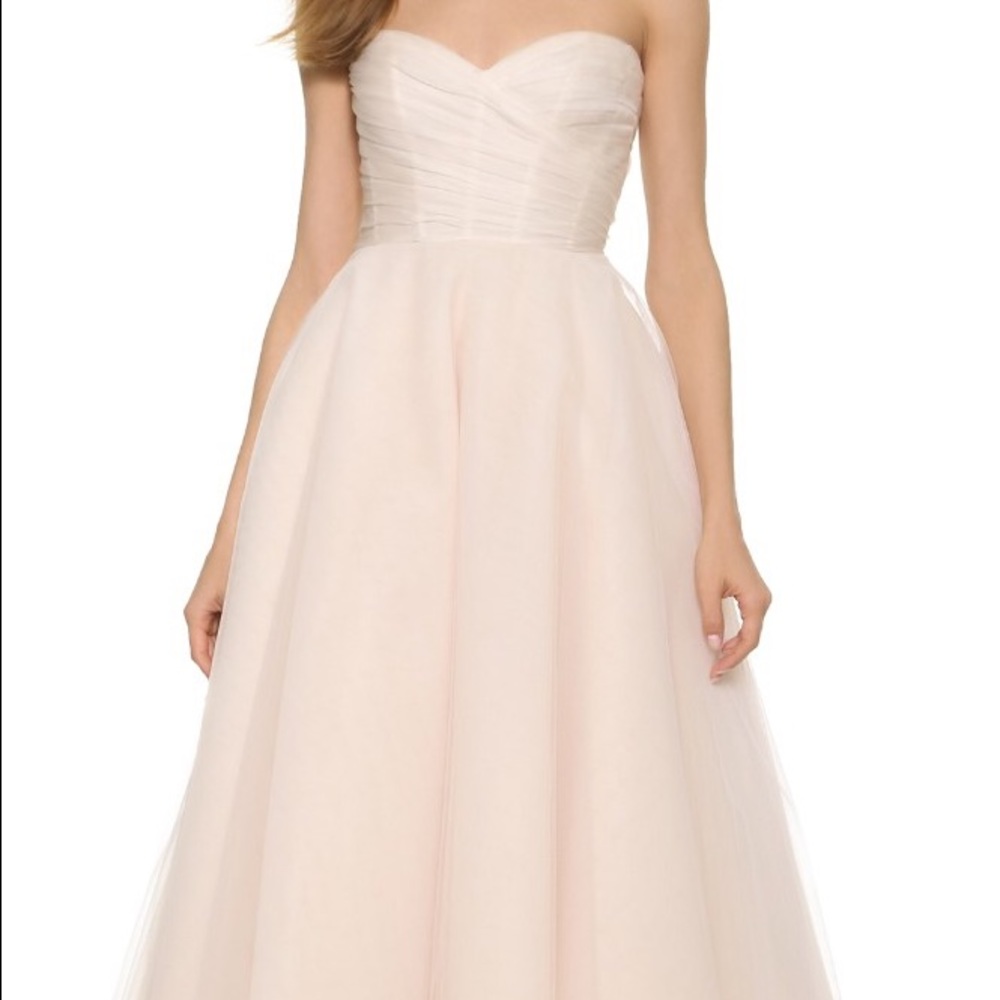 Monique Lhuillier tea length dress